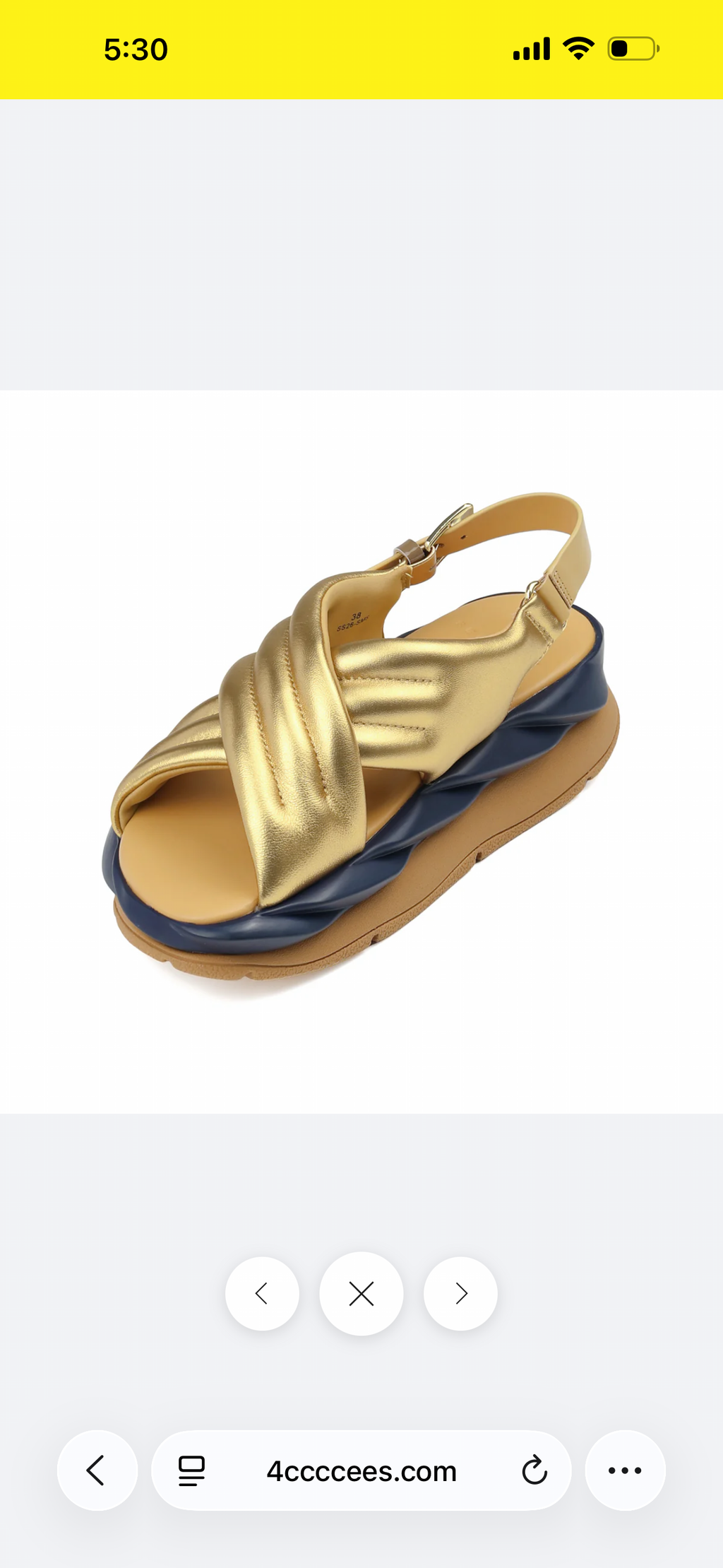 4ccccees Gold Mello Manna