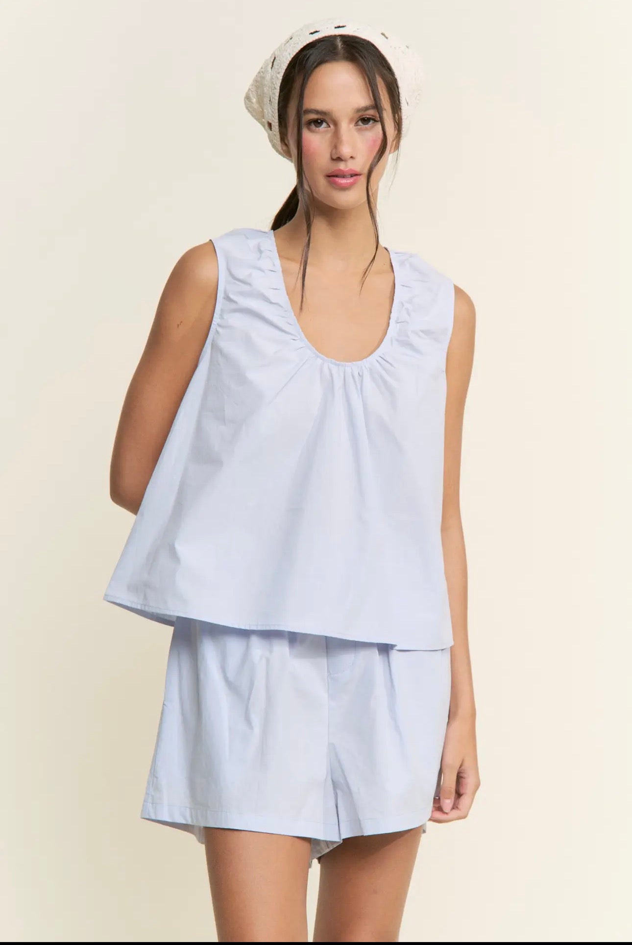 Light Blue Short Set